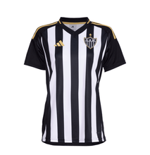 Carregar imagem no visualizador da galeria, Camisa Atlético Mineiro Feminina Home 25-26 - Preta e Branca