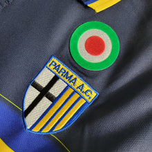 Carregar imagem no visualizador da galeria, Camisa Parma Away 99/00 Retrô - Azul e Amarela