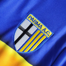 Carregar imagem no visualizador da galeria, Camisa Parma Away 01/02 Retrô - Azul e Amarela