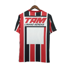 Carregar imagem no visualizador da galeria, Camisa São Paulo Away 1993 Retrô - Preta e Vermelha