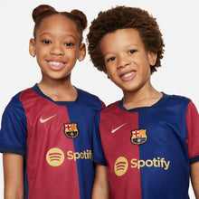 Carregar imagem no visualizador da galeria, Conjunto Infantil Barcelona I 24/25 - Azul e Vermelho