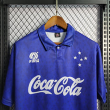 Carregar imagem no visualizador da galeria, Camisa Cruzeiro Home 93/94 Retrô - Azul