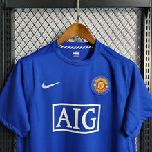 Carregar imagem no visualizador da galeria, Camisa Manchester United Away 07/08 Retrô - Azul