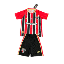 Carregar imagem no visualizador da galeria, Conjunto Infantil São Paulo II 25/26 - Vermelho e Preto