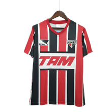 Carregar imagem no visualizador da galeria, Camisa São Paulo Away 1993 Retrô - Preta e Vermelha