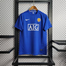 Carregar imagem no visualizador da galeria, Camisa Manchester United Away 07/08 Retrô - Azul