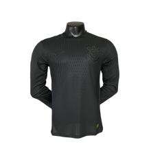 Carregar imagem no visualizador da galeria, Camisa Corinthians Away 24/25 Jogador Manga Longa - Preta