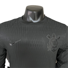 Carregar imagem no visualizador da galeria, Camisa Corinthians Away 24/25 Jogador Manga Longa - Preta