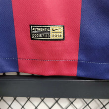 Carregar imagem no visualizador da galeria, Camisa Barcelona Home 14/15 Retrô - Azul e Vermelha