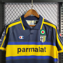 Carregar imagem no visualizador da galeria, Camisa Parma Away 99/00 Retrô - Azul e Amarela