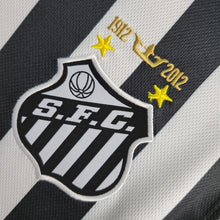 Carregar imagem no visualizador da galeria, Camisa Santos Away 12/13 Retrô - Preta e Branca