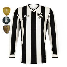 Carregar imagem no visualizador da galeria, Camisa Botafogo Home 24/25 Manga Longa - Preta e Branca