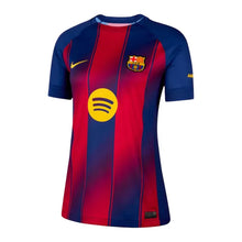Carregar imagem no visualizador da galeria, Camisa Barcelona Feminina Home 25/26 - Azul e Vermelha