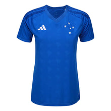 Carregar imagem no visualizador da galeria, Camisa Cruzeiro Home Feminina 26/27 - Azul
