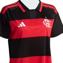 Carregar imagem no visualizador da galeria, Camisa CRF Feminina Home 26/27 - Preta e Vermelha
