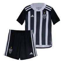 Carregar imagem no visualizador da galeria, Conjunto Infantil Atlético Mineiro I 24/25 - Preto e Branco
