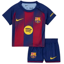 Carregar imagem no visualizador da galeria, Conjunto Infantil Barcelona I 25/26 - Azul e Vermelho