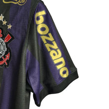 Carregar imagem no visualizador da galeria, Camisa Corinthians Away Retrô 09/10 - Preta e Roxa