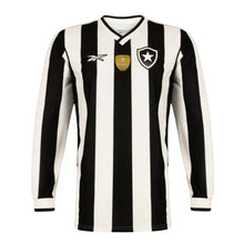 Carregar imagem no visualizador da galeria, Camisa Botafogo Home 24/25 Manga Longa - Preta e Branca