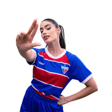 Carregar imagem no visualizador da galeria, Camisa Fortaleza Feminina Home 24/25 - Vermelha e Azul