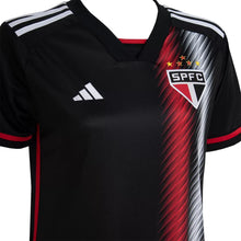 Carregar imagem no visualizador da galeria, Camisa São Paulo Third 23/24 Feminina - Preta