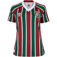 Carregar imagem no visualizador da galeria, Camisa Fluminense Feminina Home 25/26 - Vinho e Verde