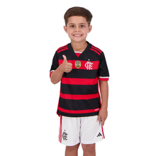 Carregar imagem no visualizador da galeria, Conjunto Infantil CRF I 24/25 - Preto e Vermelho