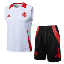 Carregar imagem no visualizador da galeria, Conjunto Internacional Treino Regata 25/26 - Branco