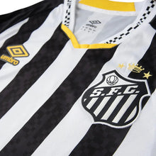 Carregar imagem no visualizador da galeria, Camisa Santos Away 25/26 - Preta e Branca