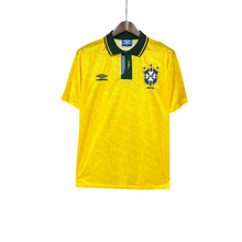 Carregar imagem no visualizador da galeria, Camisa Brasil Home 1991 Retrô - Amarela
