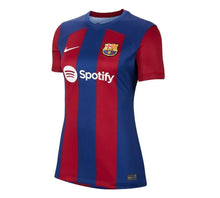 Carregar imagem no visualizador da galeria, Camisa Barcelona Feminina Home 23/24 - Azul e Vermelha