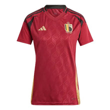 Carregar imagem no visualizador da galeria, Camisa Bélgica Feminina Home 2024 - Vermelha