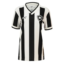 Carregar imagem no visualizador da galeria, Camisa Botafogo Feminina Home 24/25 - Preta e Branca