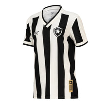 Carregar imagem no visualizador da galeria, Camisa Botafogo Feminina Home 24/25 - Preta e Branca