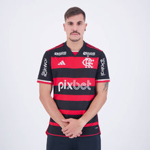 Carregar imagem no visualizador da galeria, Camisa CRF Home 24/25 - Preta e Vermelha - C/ Patrocínios