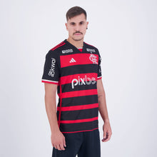 Carregar imagem no visualizador da galeria, Camisa CRF Home 24/25 - Preta e Vermelha - C/ Patrocínios
