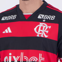 Carregar imagem no visualizador da galeria, Camisa CRF Home 24/25 - Preta e Vermelha - C/ Patrocínios