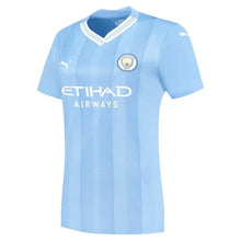 Carregar imagem no visualizador da galeria, Camisa Manchester City Feminina Home 23/24 - Azul
