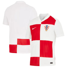 Carregar imagem no visualizador da galeria, Camisa Croácia Home 2024 - Branca e Vermelha