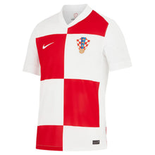 Carregar imagem no visualizador da galeria, Camisa Croácia Home 2024 - Branca e Vermelha