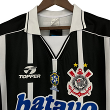 Carregar imagem no visualizador da galeria, Camisa Corinthians Away Retrô 1999 - Preta
