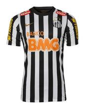 Carregar imagem no visualizador da galeria, Camisa Santos Away 12/13 Retrô - Preta e Branca
