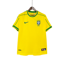 Carregar imagem no visualizador da galeria, Camisa Brasil Home 1998 Retrô - Amarela