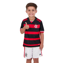 Carregar imagem no visualizador da galeria, Conjunto Infantil CRF I 24/25 - Preto e Vermelho