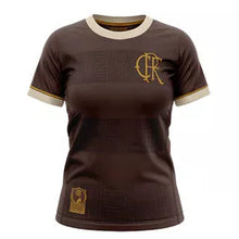 Carregar imagem no visualizador da galeria, Camisa CRF Feminina Consciência Negra 24/25 - Marrom