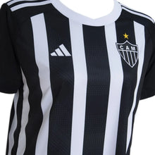 Carregar imagem no visualizador da galeria, Camisa Atlético Mineiro Feminina Home 24/25 - Preta e Branca