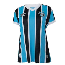 Carregar imagem no visualizador da galeria, Camisa Grêmio Home 23/24 Feminina - Azul e Preta