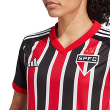 Carregar imagem no visualizador da galeria, Camisa São Paulo Away 23/24 Feminina - Vermelha e Branca