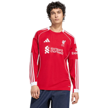 Carregar imagem no visualizador da galeria, Camisa Liverpool Home 25/26 Manga Longa - Vermelha