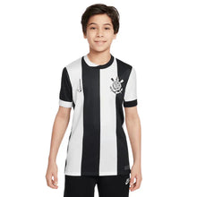 Carregar imagem no visualizador da galeria, Conjunto Infantil Corinthians III 24/25 - Preto e Branco